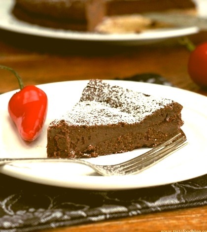 Flourless Chile Chocolate Cake