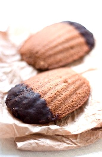 Chocolate Chai Madeleines