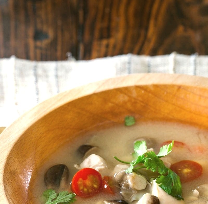 Thai Hot and Sour Chicken Soup