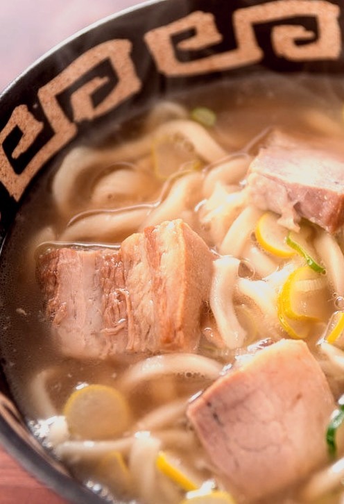 Buta Udon (Udon with braised pork)