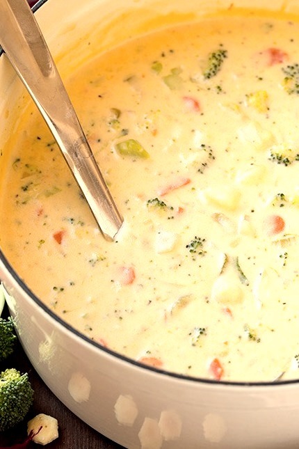 Broccoli Cheese Potato Soup