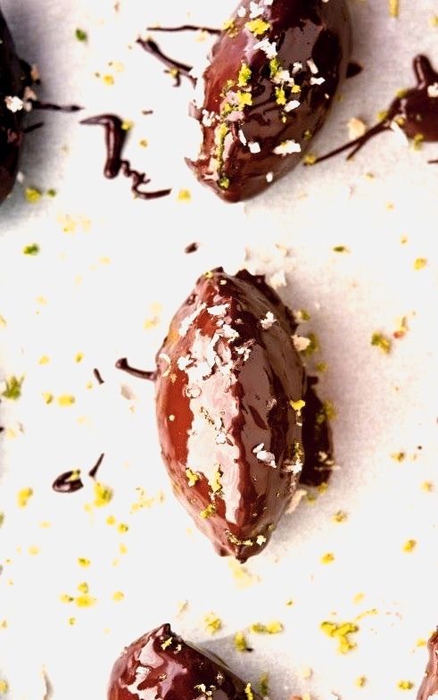 Chocolate Covered Lime Coconut Bites
