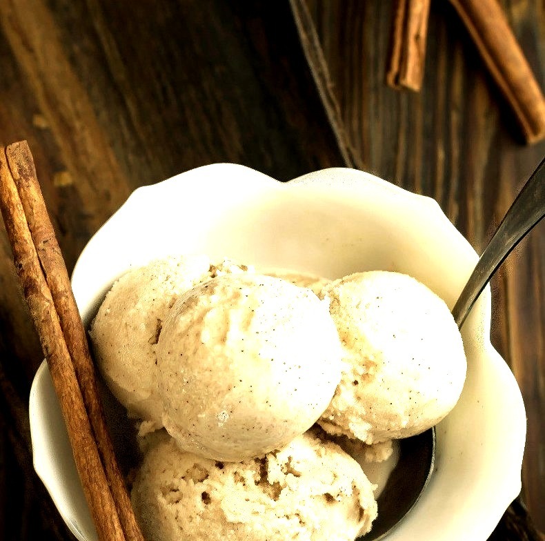 Coconut Milk Cinnamon Ice Cream